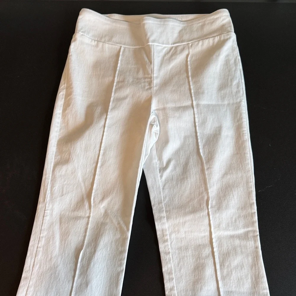 J McLaughlin Women’s White Pants - Slim Fit White Leggings - Picture 3 of 5